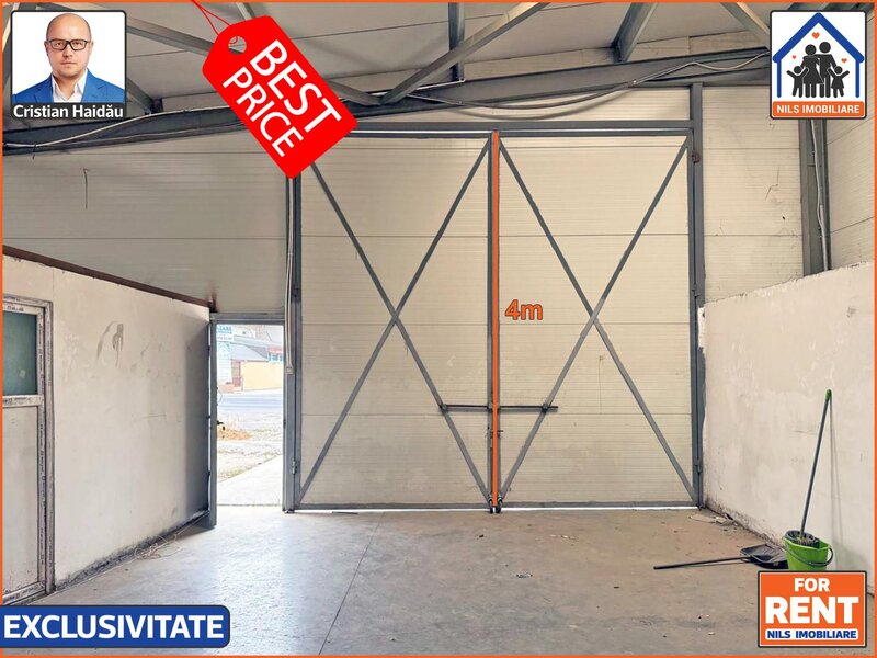 Afumati IF, E85 si Macului, 2 x hala 500 mp, 3,2 E/mp, utilitati,