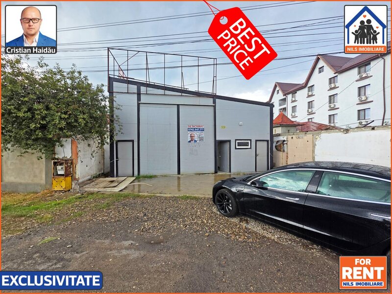 Afumati IF, E85 si Macului, 2 x hala 500 mp, 3,2 E/mp, utilitati,